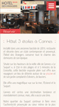 Mobile Screenshot of hotel-des-orangers-cannes.com